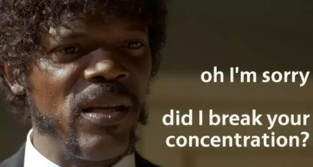 Ecco Samuel L. Jackson in Pulp Fiction, film cult di Quentin Tarantino!