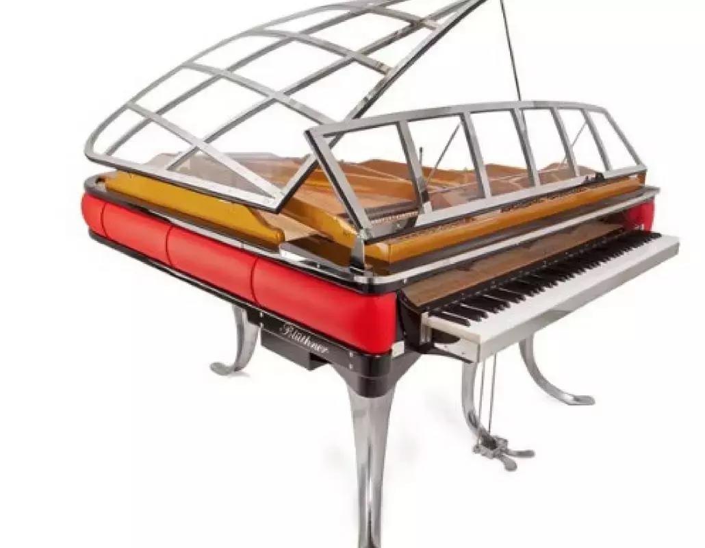 Un esempio di pianoforte a coda!
