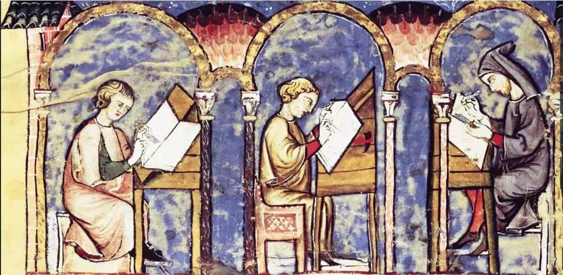 Nonostante la fine dell'Impero Romano, il latino ha continuato per secoli a essere la lingua della scienza e del diritto.