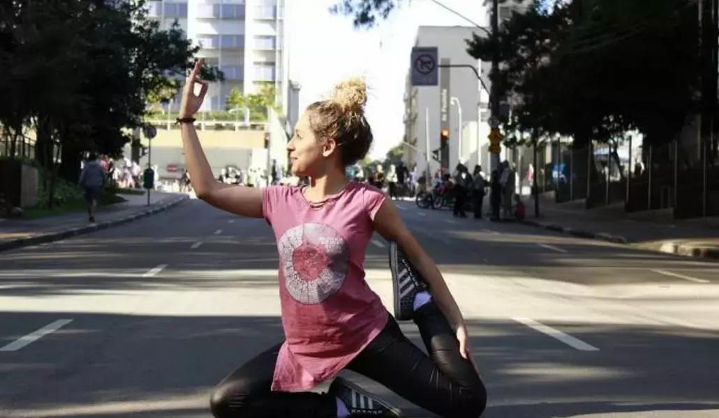 Puoi fare yoga anche in città!