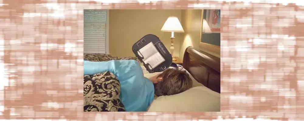 Quante volte ti è capitato di leggere e addormentarti dopo qualche riga a causa della posizione supina?