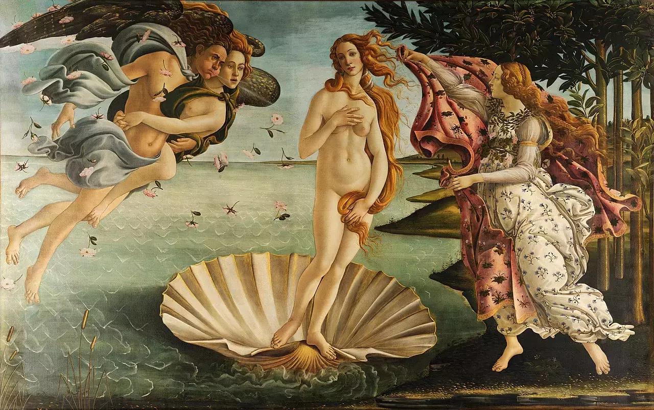 L'arte di Botticelli: un classico esempio di contaminazione tra mito letterario e pittura.