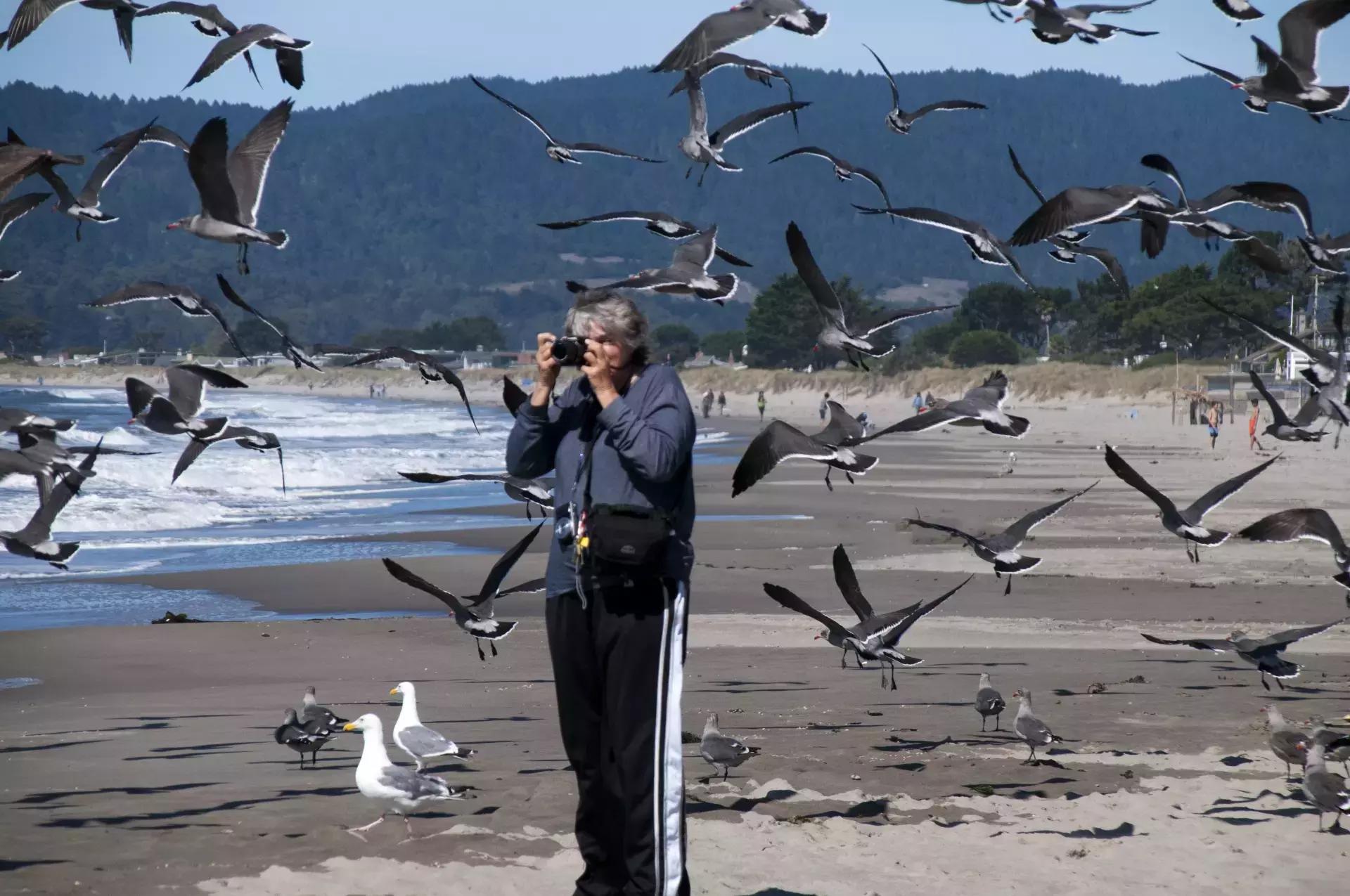 Un servizio fotografico va diversamente con una modella selvaggia!
