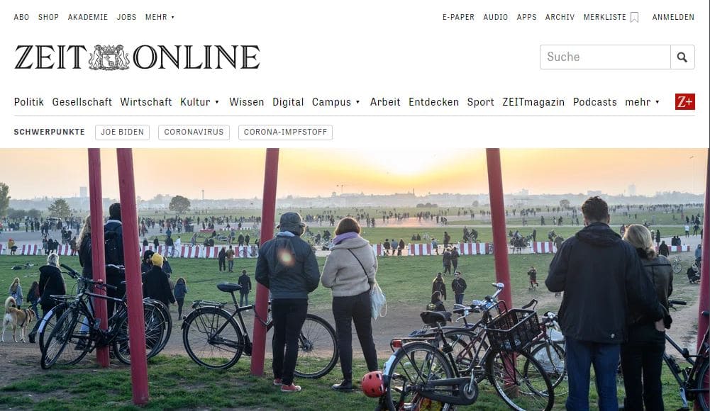 Die Zeit e Der Spiegel sono i maggiori settimanali tedeschi.