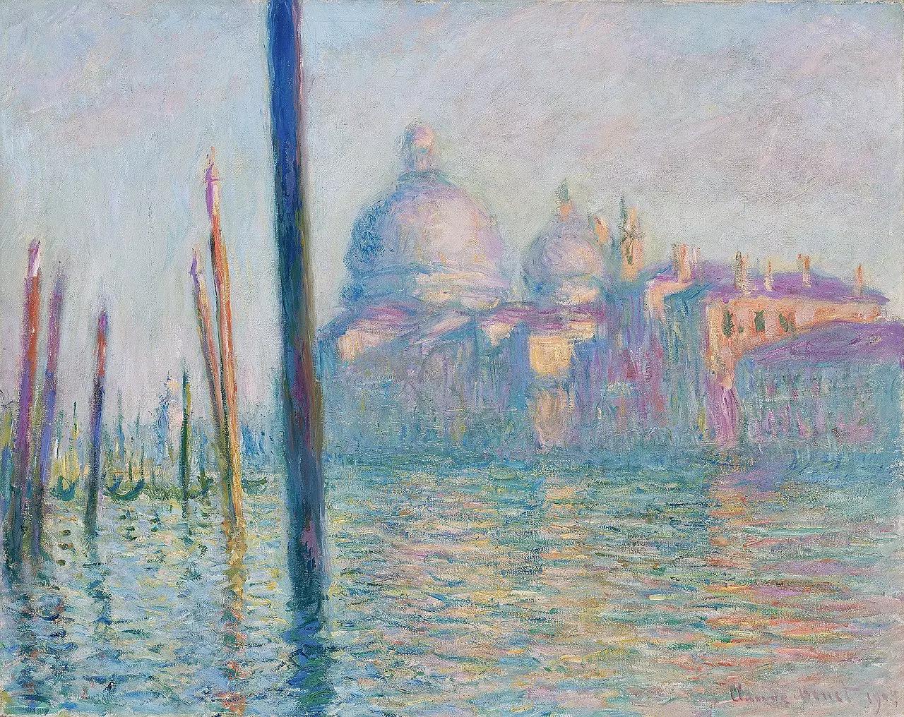 Il dipinto fa parte di una serie, dedicata a Venezia, dipinta da Monet nel 1908.