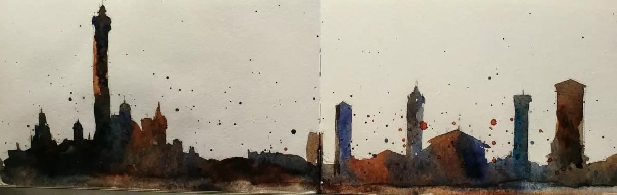 Prendendo lezioni di bologna imparerai a disegnare la città a occhio.