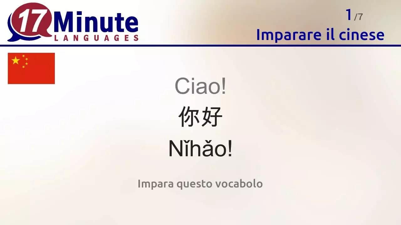 Con i video impari a riconoscere e pronunciare i caratteri cinesi.