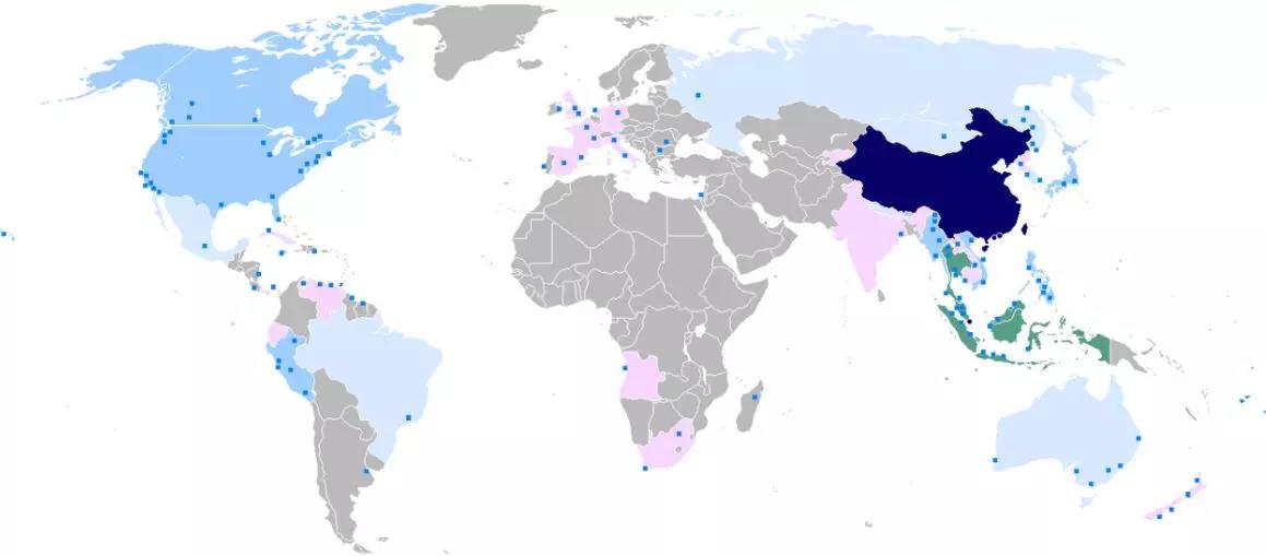 Il cinese è una delle lingua più diffuse nel mondo contemporaneo anche fuori dai confini della Cina.