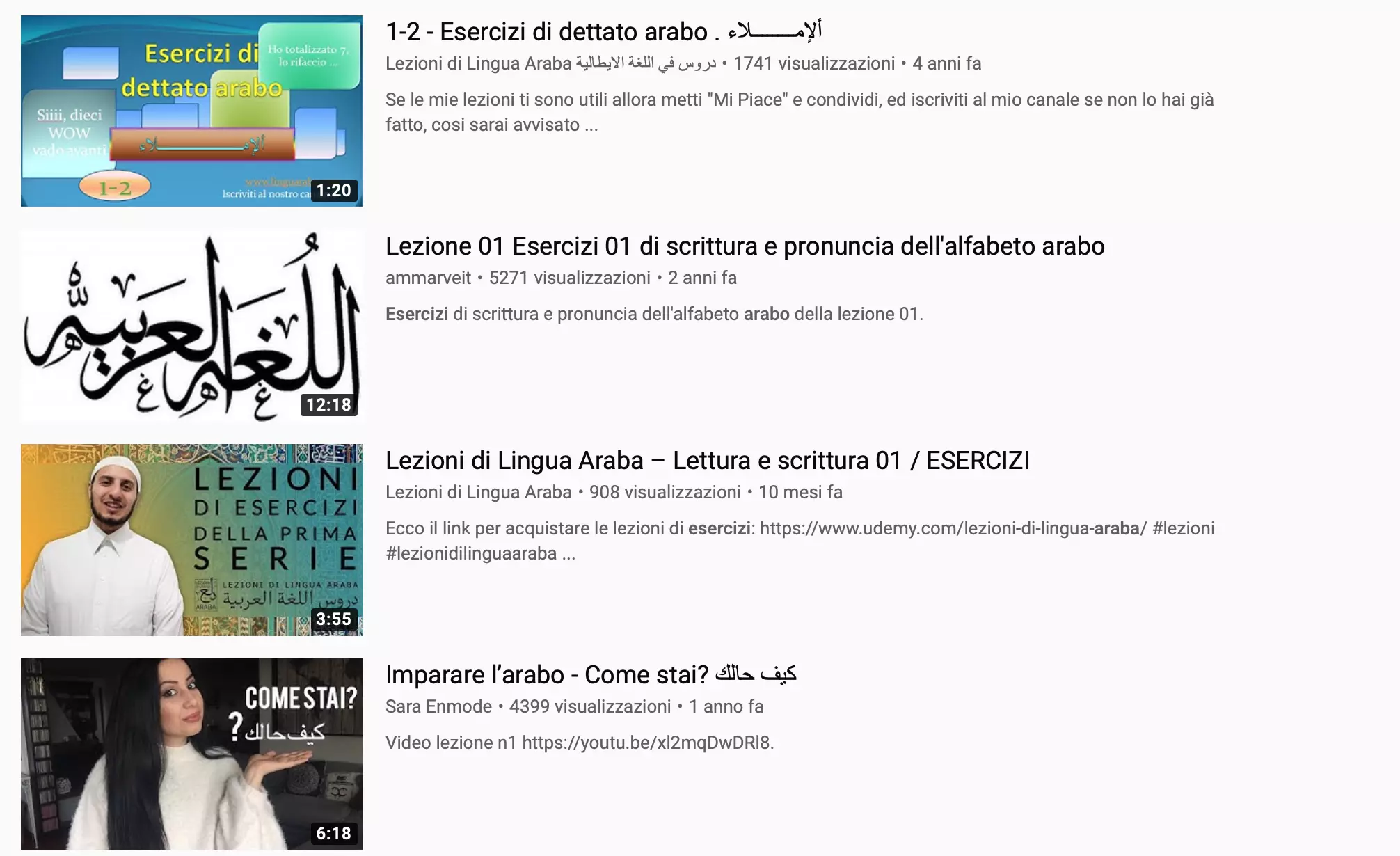 Al giorno d'oggi è possibile imparare l'arabo gratuitamente grazie a internet. 