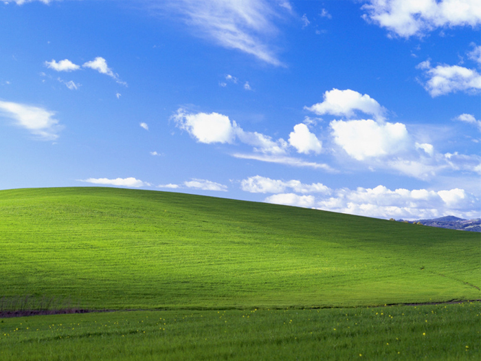 L'immagine utilizzata come sfondo del pc da Windows!