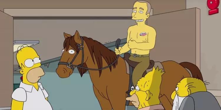 La celebrità di Putin l'ha portato a diventare protagonista di una puntata dei Simpson.
