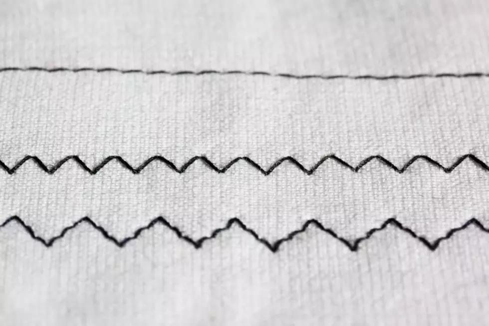 Il punto a zigzag è uno dei punti base offerti dalle macchine.
