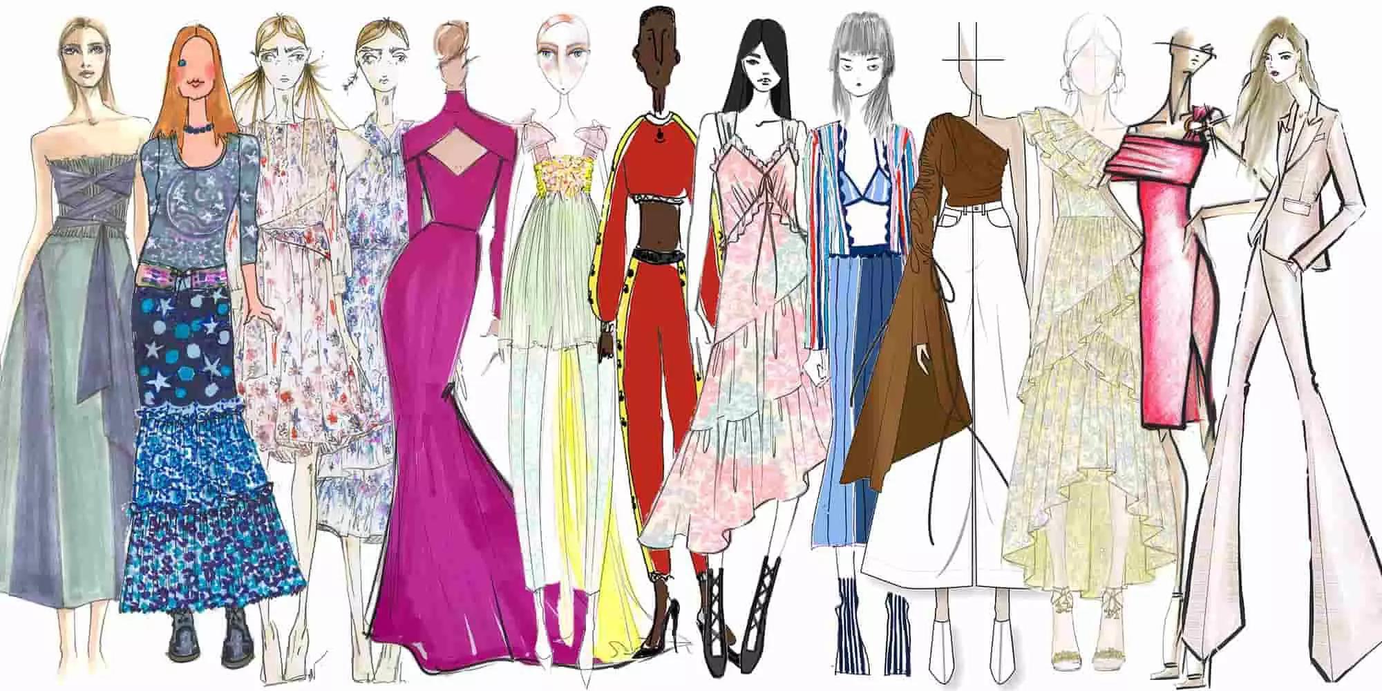 A scuola e in Accademia ti prepari a diventare fashion designer.