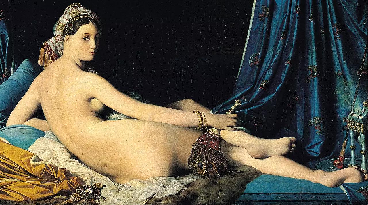 Ingres ci porta in un mondo romantico e orientale, tra realismo anatomico e bellezza femminile!