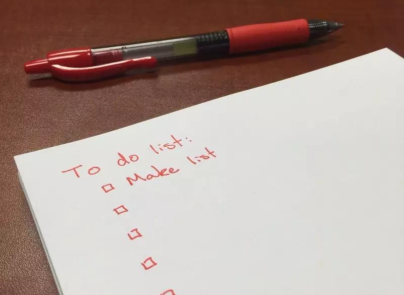 Perché non usare una to do list per organizzarti?