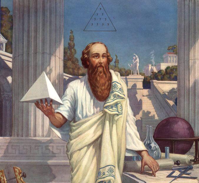 Pitagora, celebre matematico greco