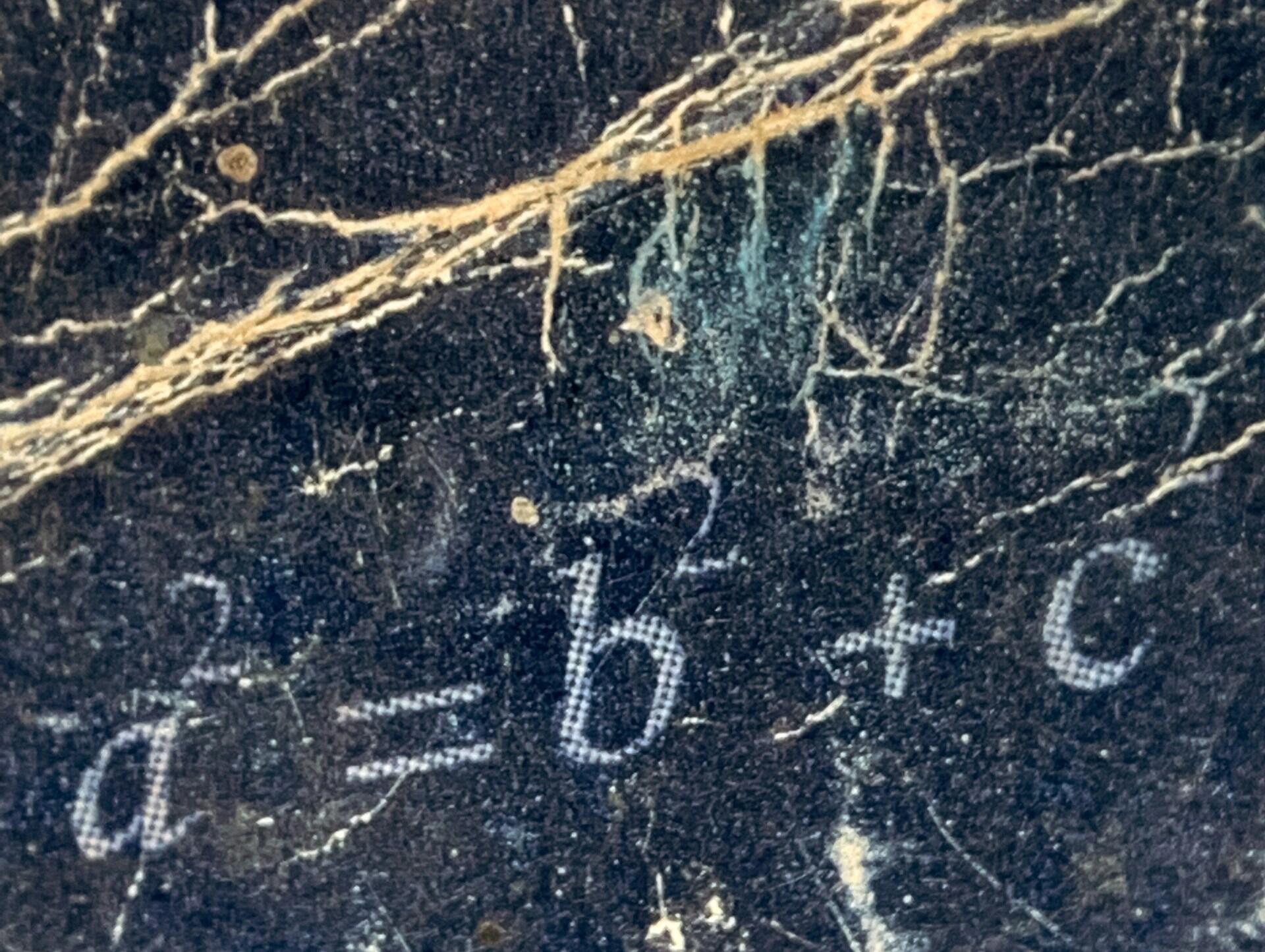 Formula del teorema di Pitagora, celebre matematico greco.