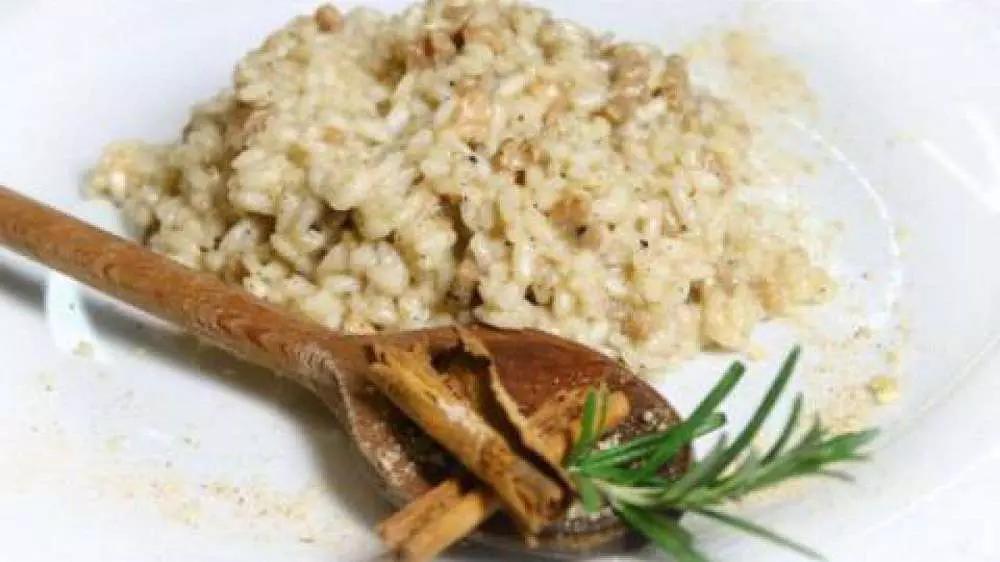 Un piatto della tradizione del nord Italia: il risotto si mangia ovunque, ma è caratteristico delle zone agricole dove vi sono risaie.