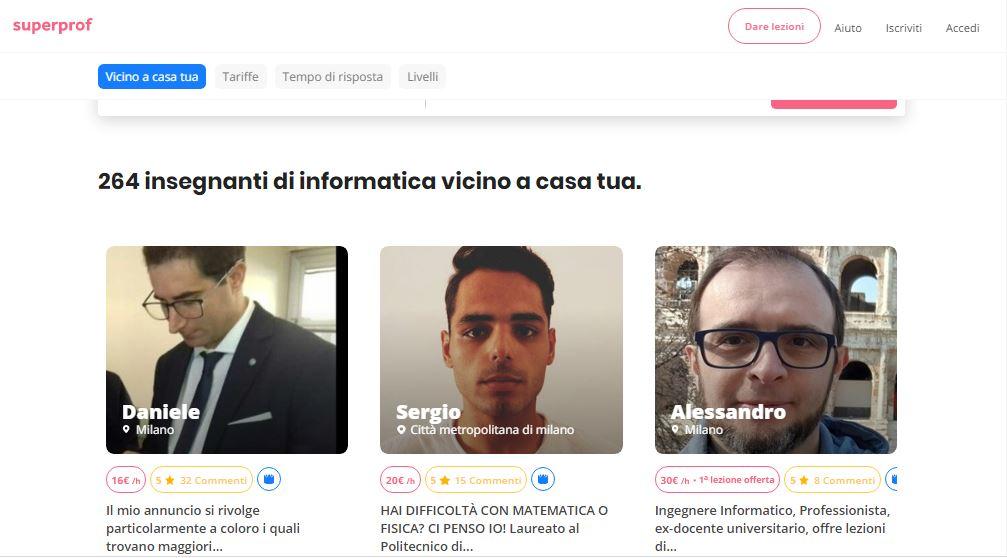 Con le lezioni di informatica apprendi quando e dove vuoi.