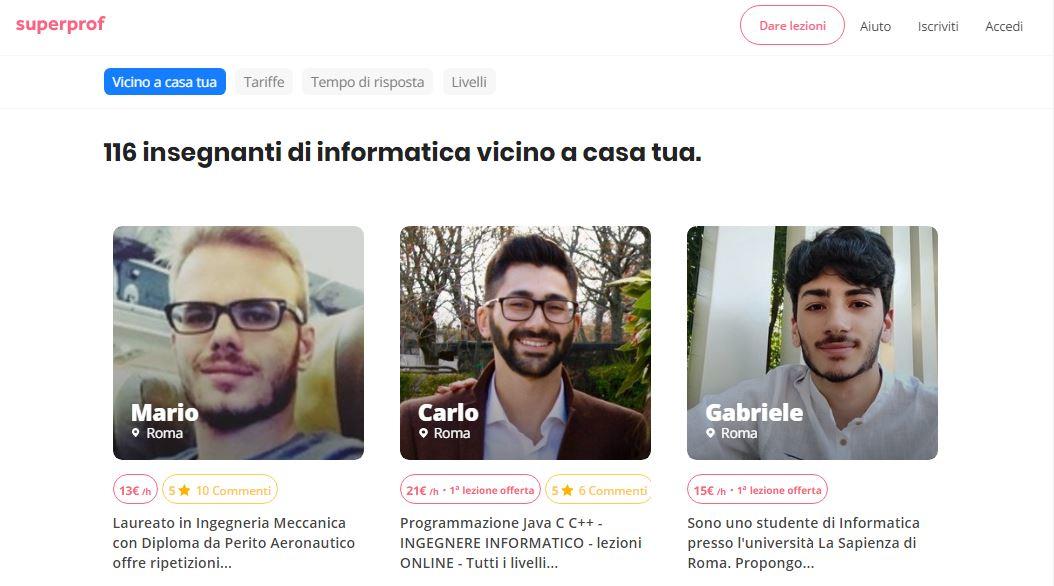 Il tuo insegnante di informatica può seguirti anche a distanza.