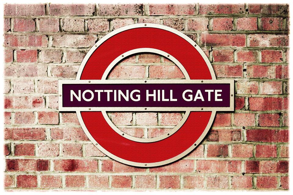 Notting hill gate, una delle fermate della metro di notting hill.