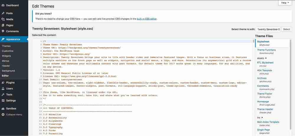 Un neofita può usare direttametne l'interfaccia di WordPress, ma dietro quello cha lavora è PHP.