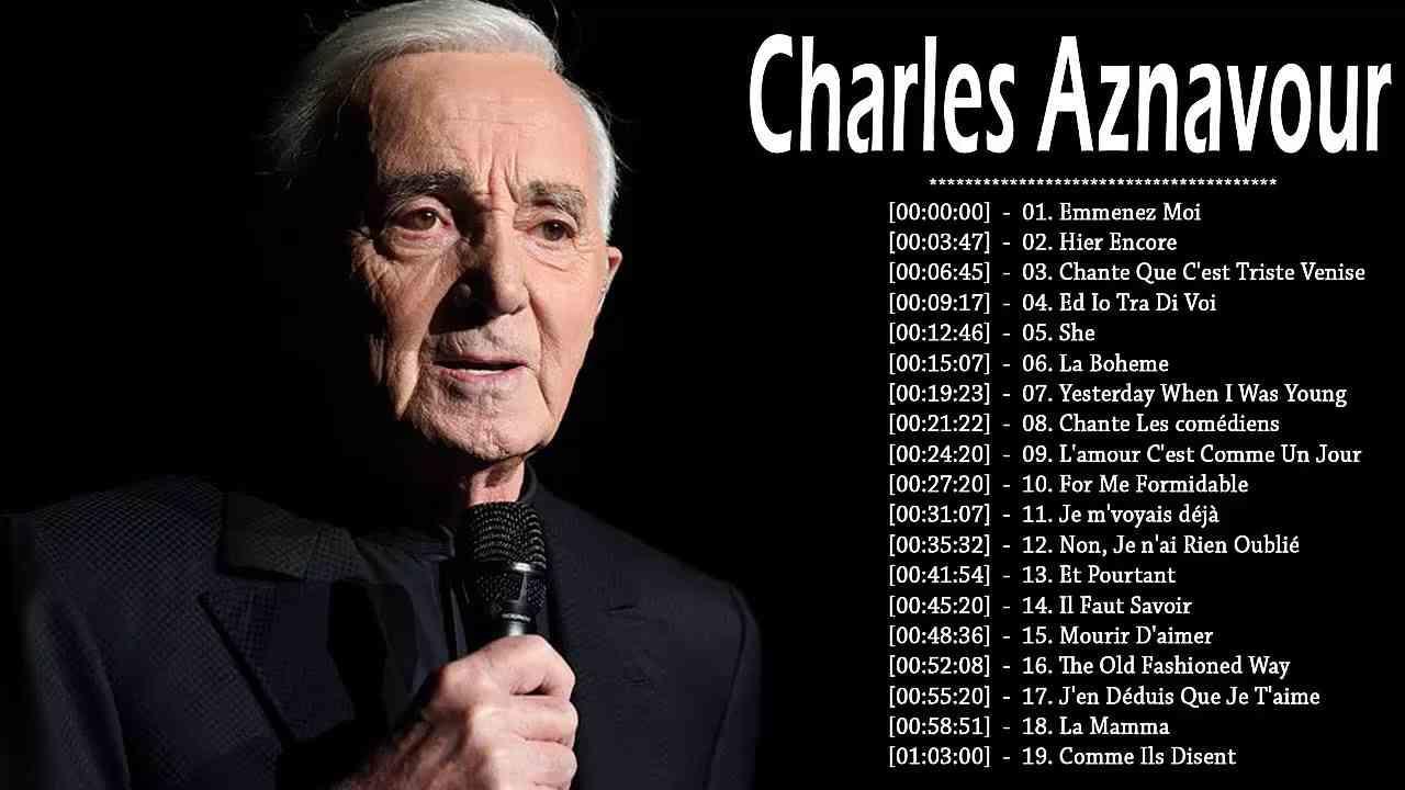 Il cantante francese di adozione ha scritto e cantato dei pezzi magnifici.