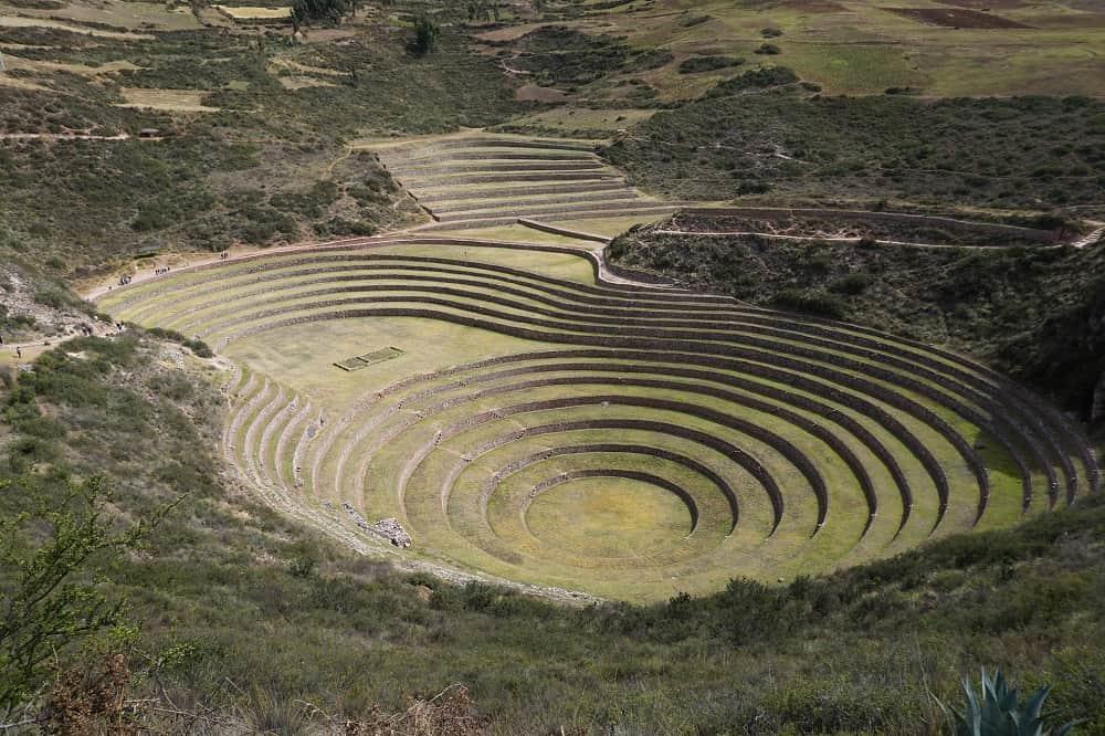 Con il terrazzamento gli Inca erano in grado di produrre abbastanza cibo e conservare l'acqua.