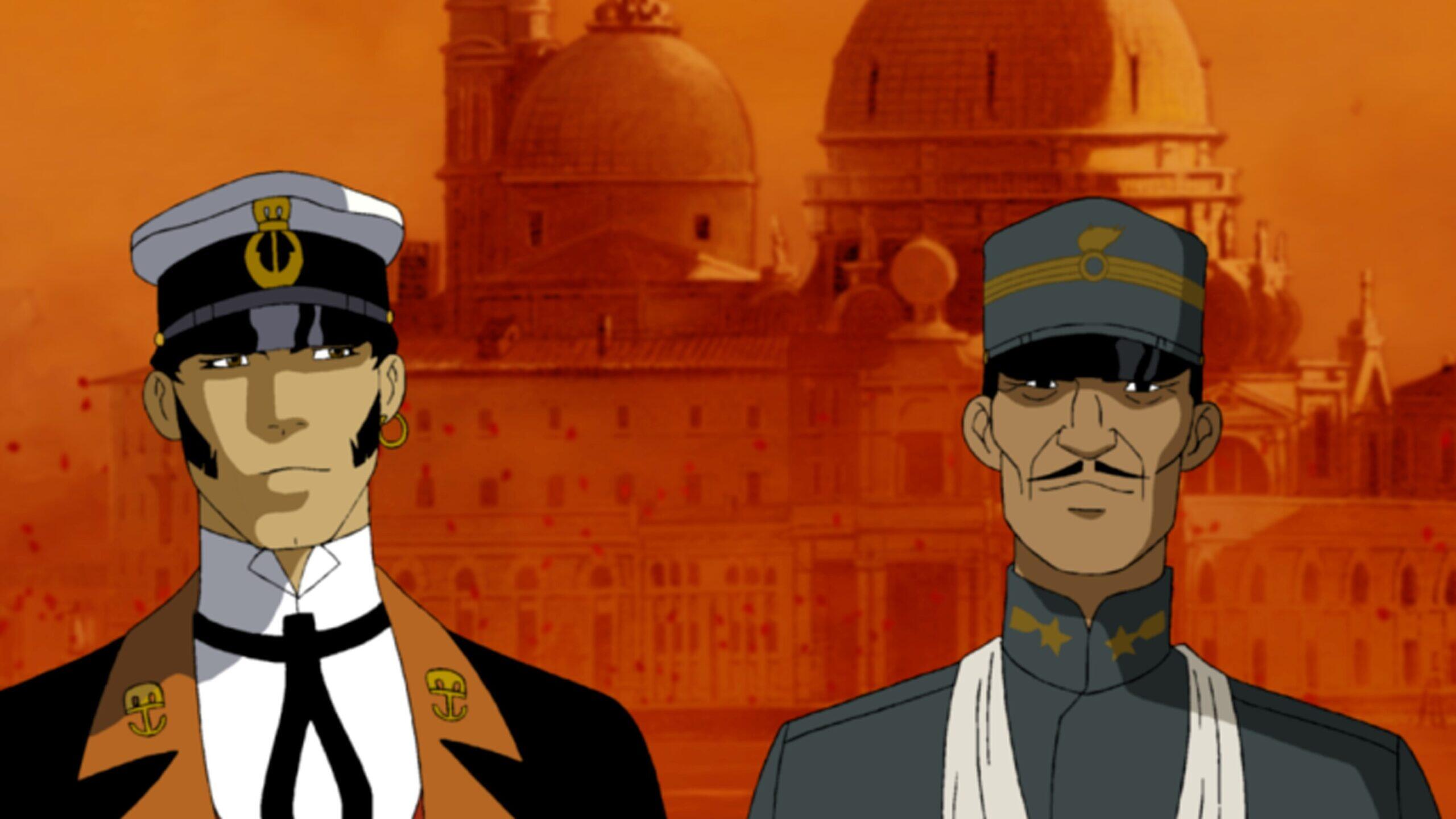 Un'immagine tratta dal cartone animato di Corto Maltese.