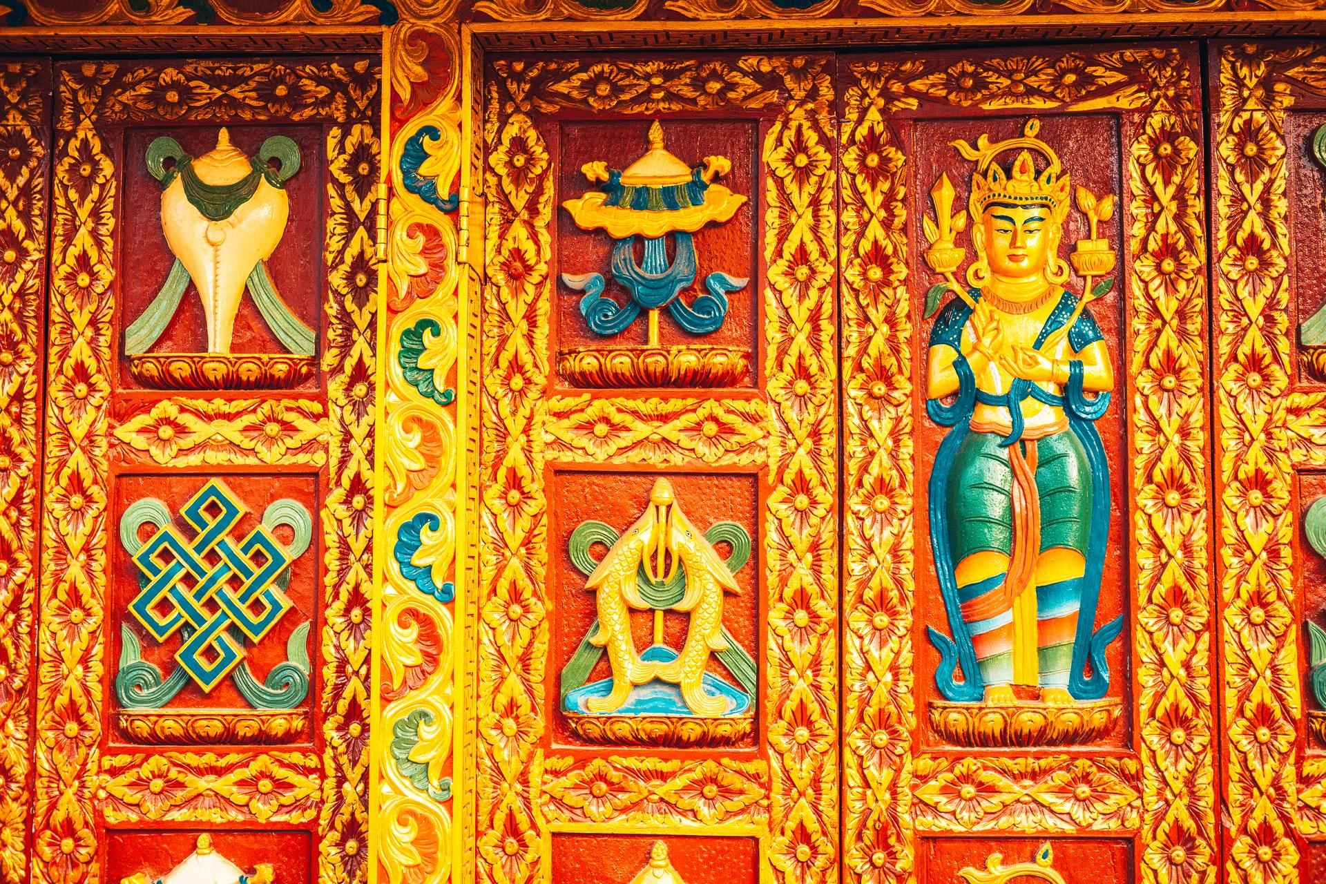 il nodo eterno è un simbolo del buddismo