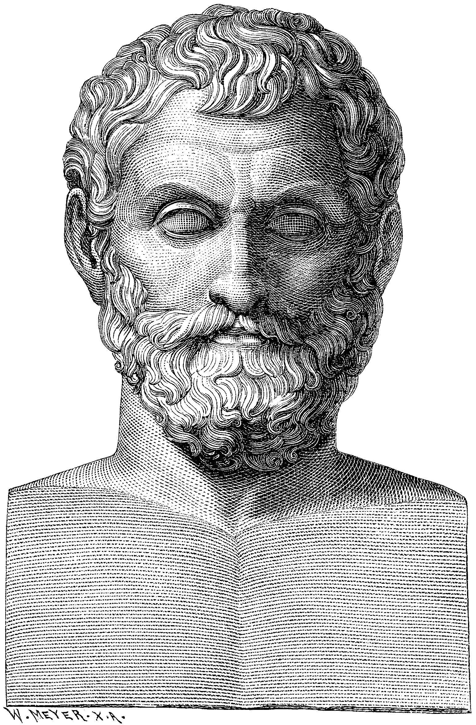 Raffigurazione del matematIco Talete, celebre per il teorema Talete.