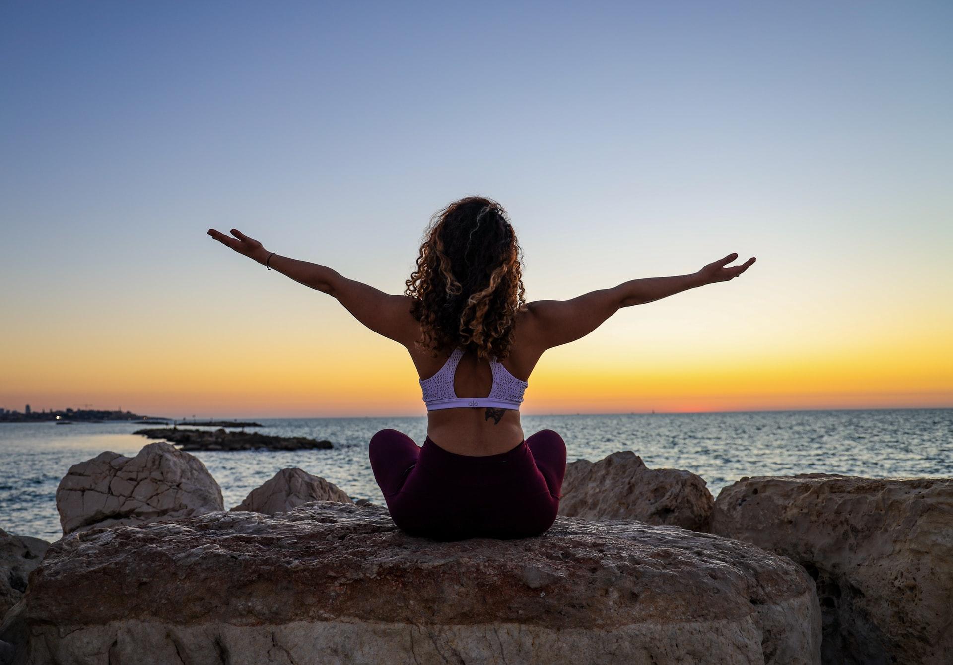 Le applicazioni sono comode per fare un po' di meditazione ogni giorno