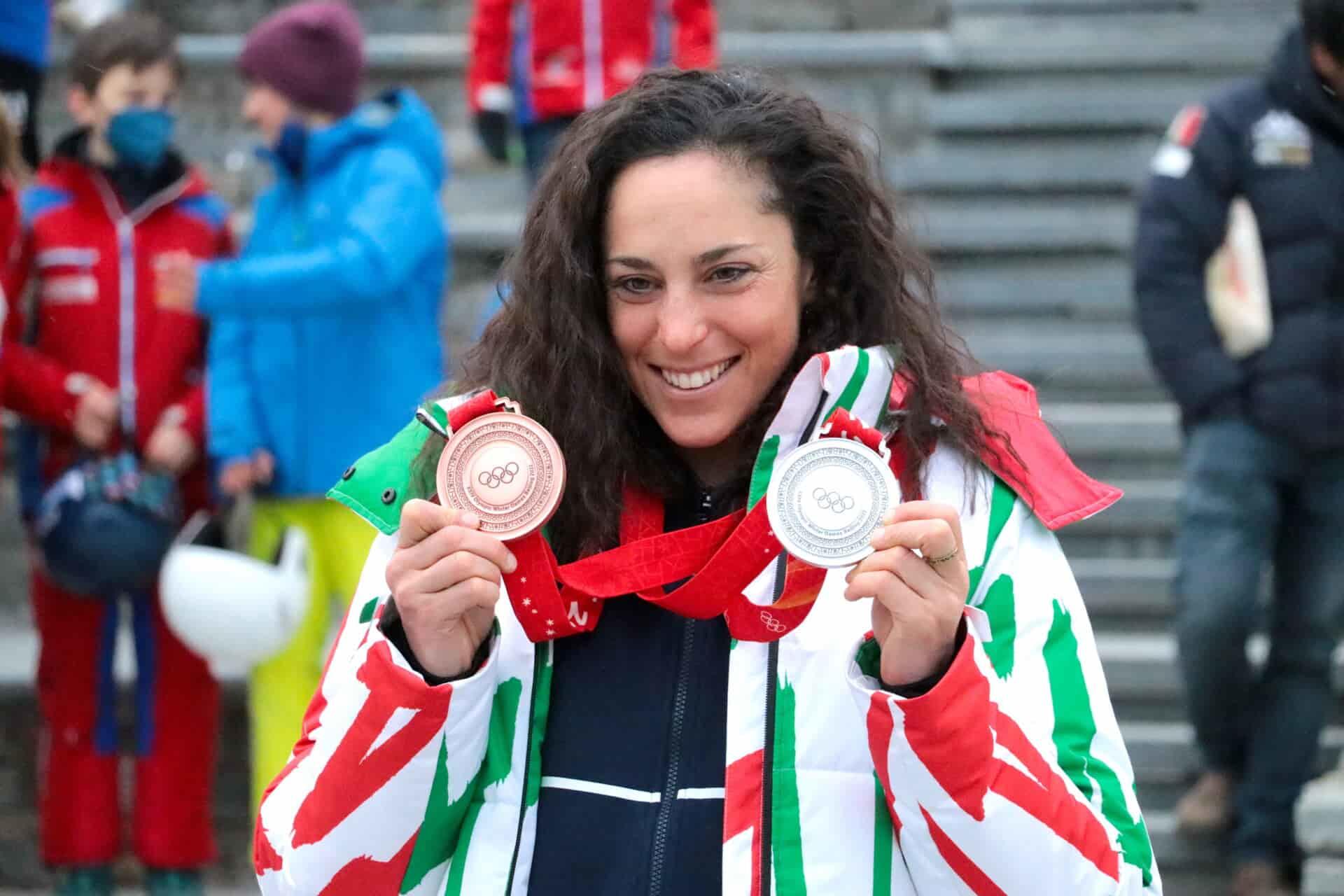 Il segreto di Federica Brignone è il duro allenamento con una sana alimentazione.