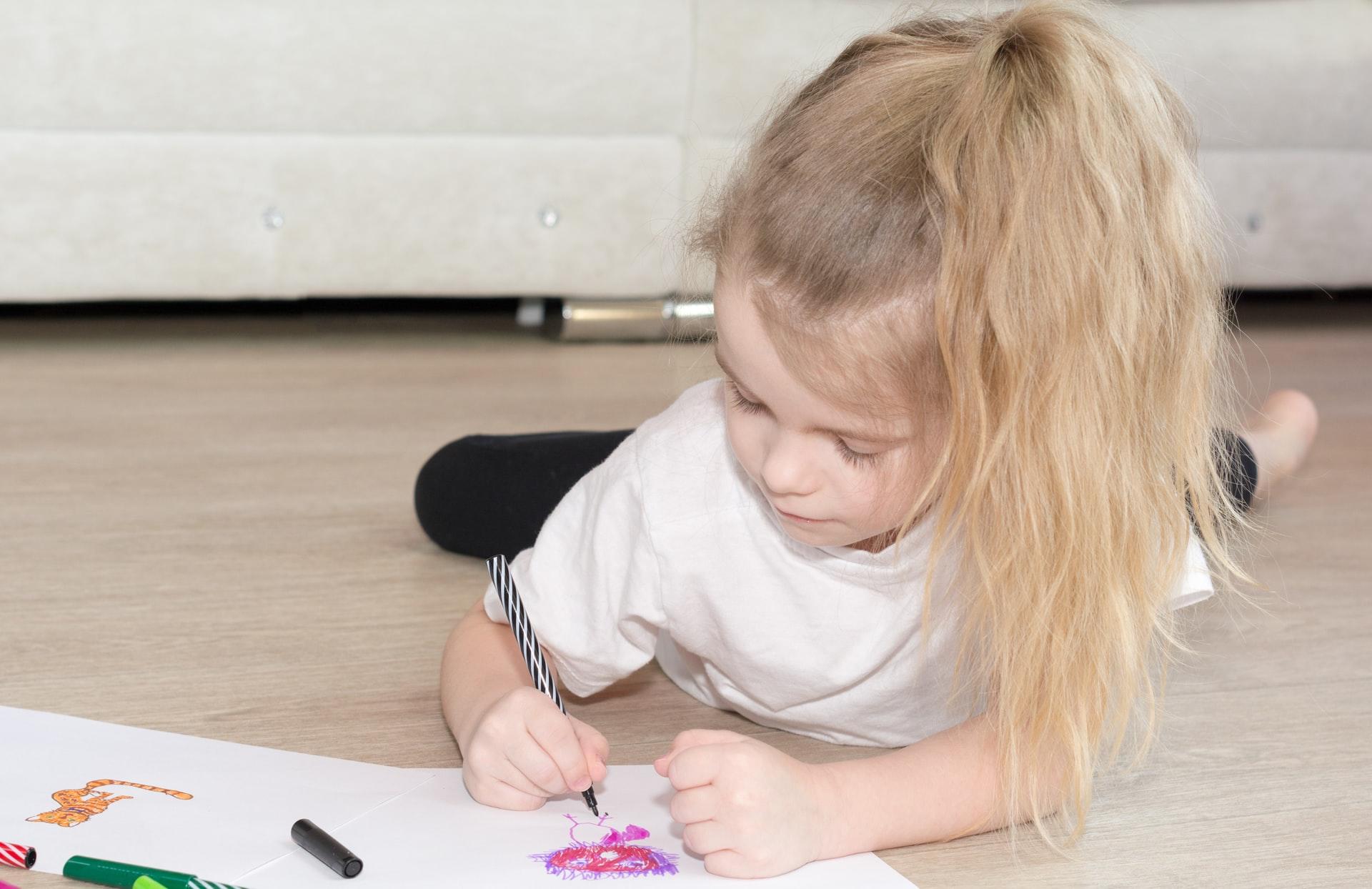 tuo figlio potrà colorare soltanto