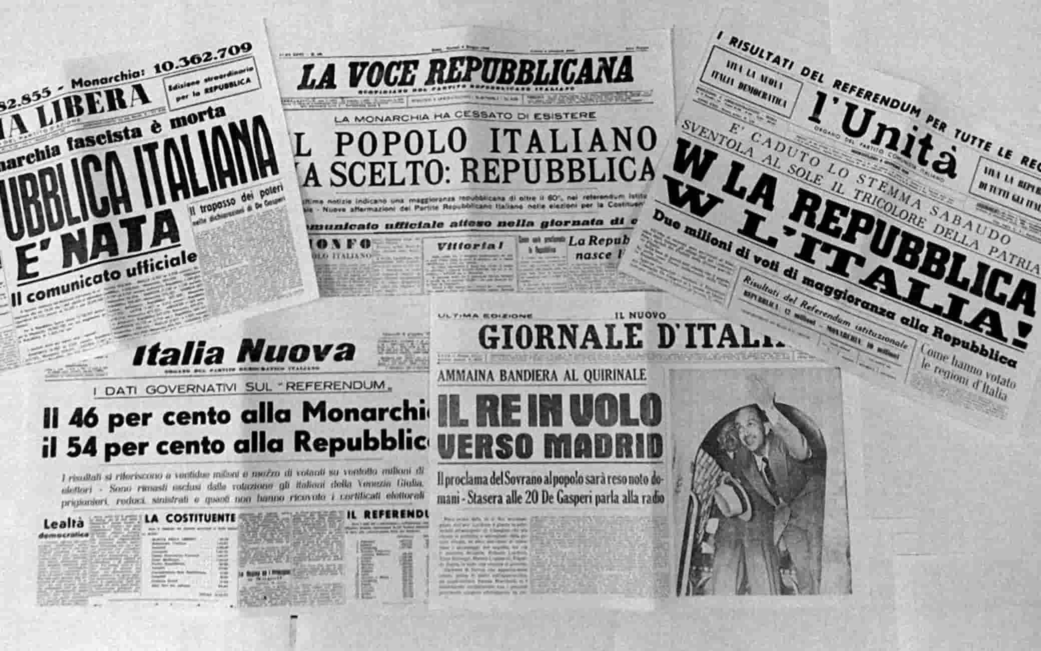 Per capire come la nasce la Repubblica italiana è utile conoscere il ruolo istituzionale della Monarchia sabauda e dei partiti durante il fascismo, la seconda guerra mondiale e la Resistenza.