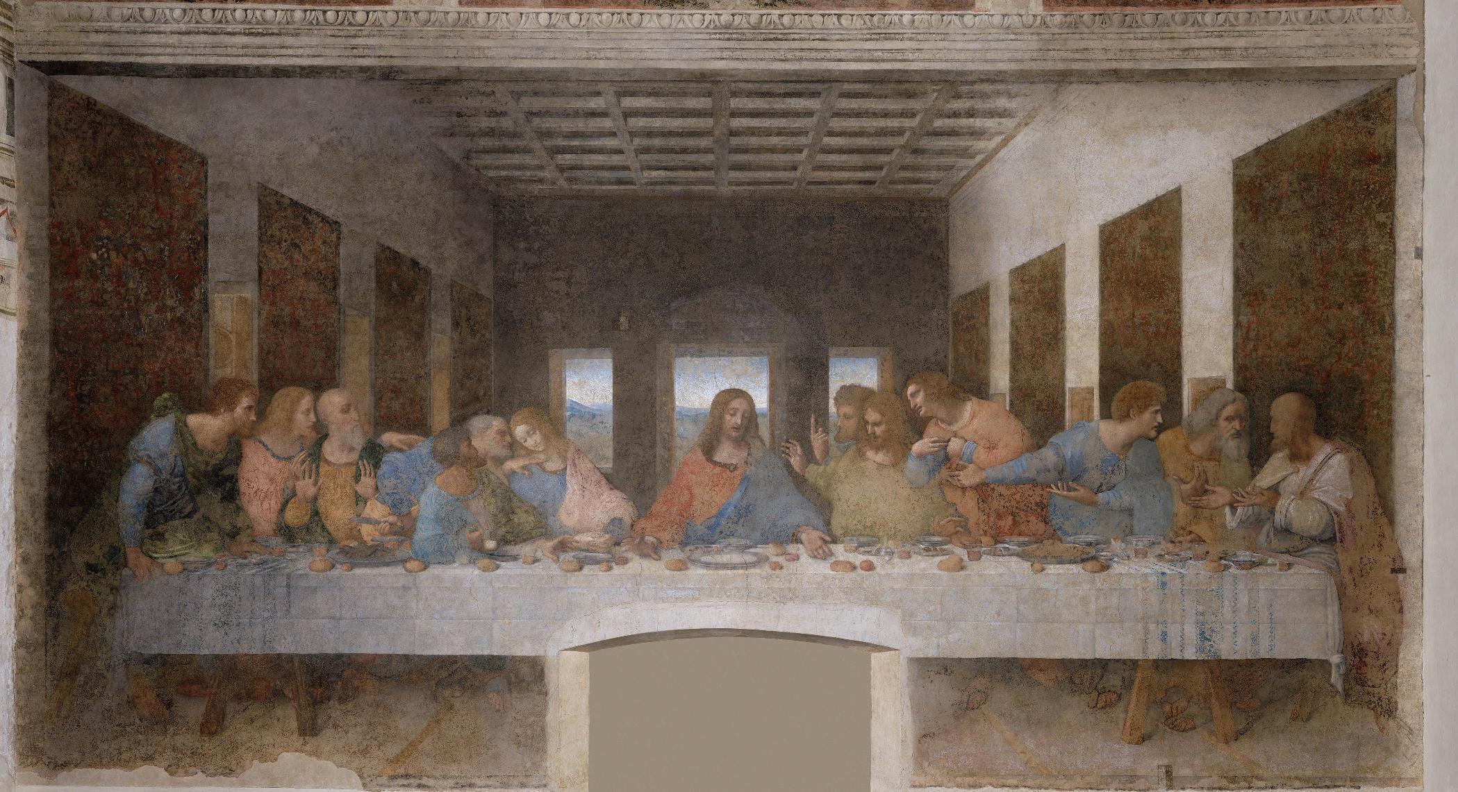 L'ultima cena di Leonardo.