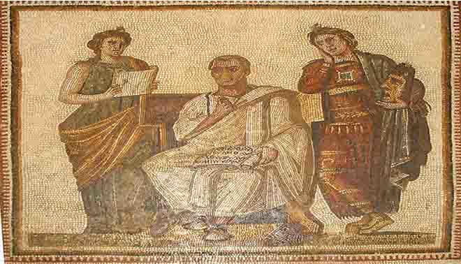 Virgilio compose l'Eneide su richiesta di Augusto.