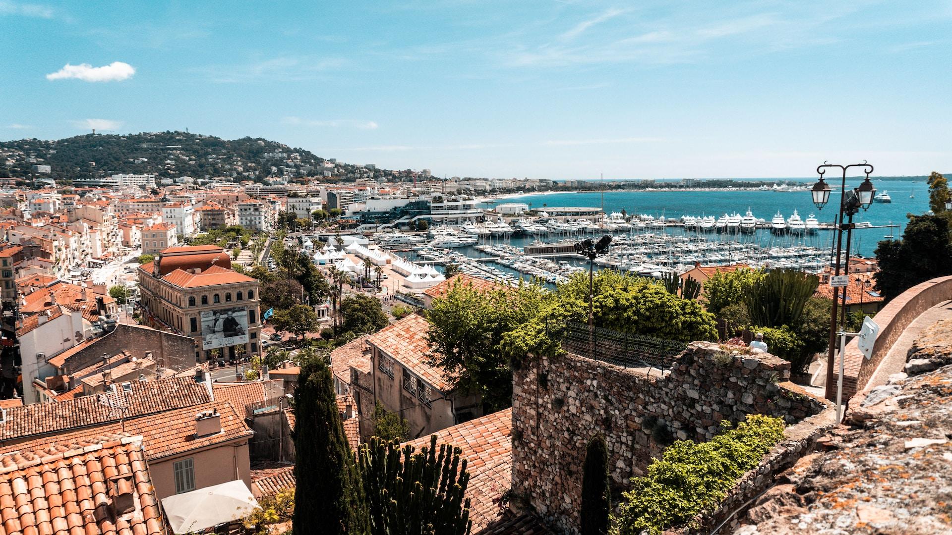 vista sulla baia di Cannes