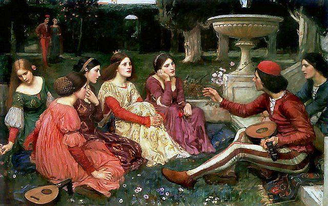 Il Decameron di Boccaccio influenzò tutta la letteratura europea.