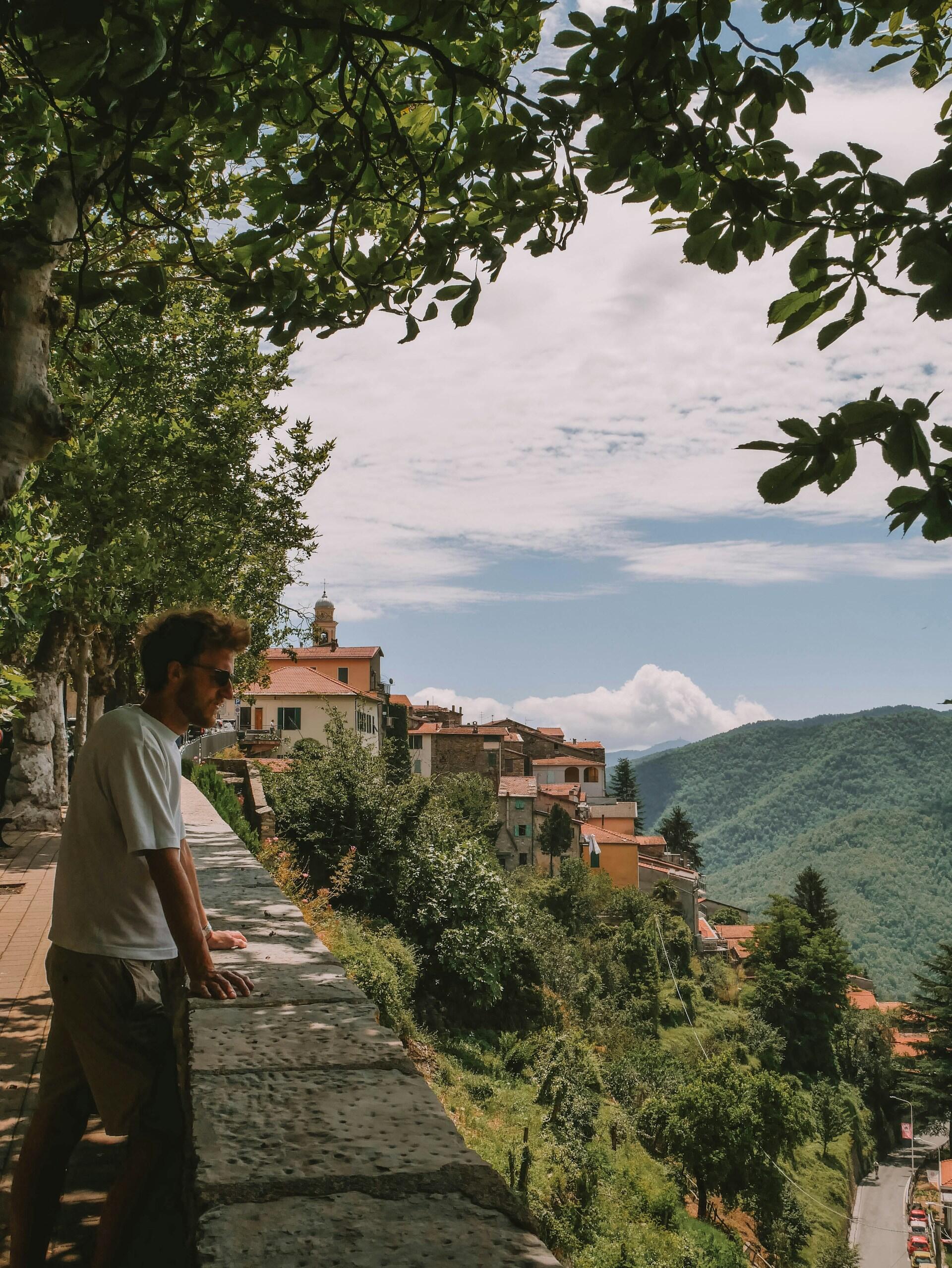 vista sul borgo di Triora