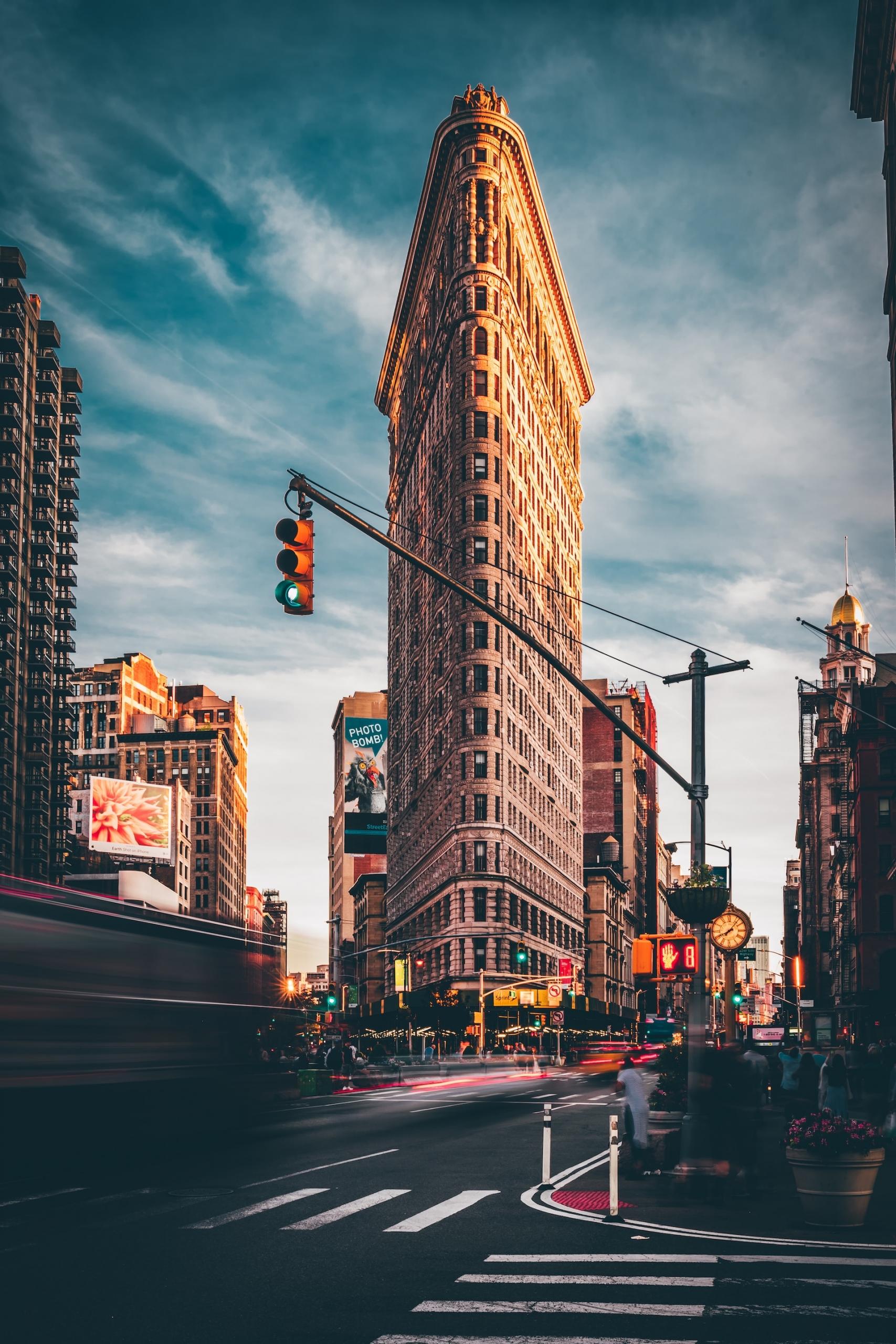 Incrocio di strade a New York