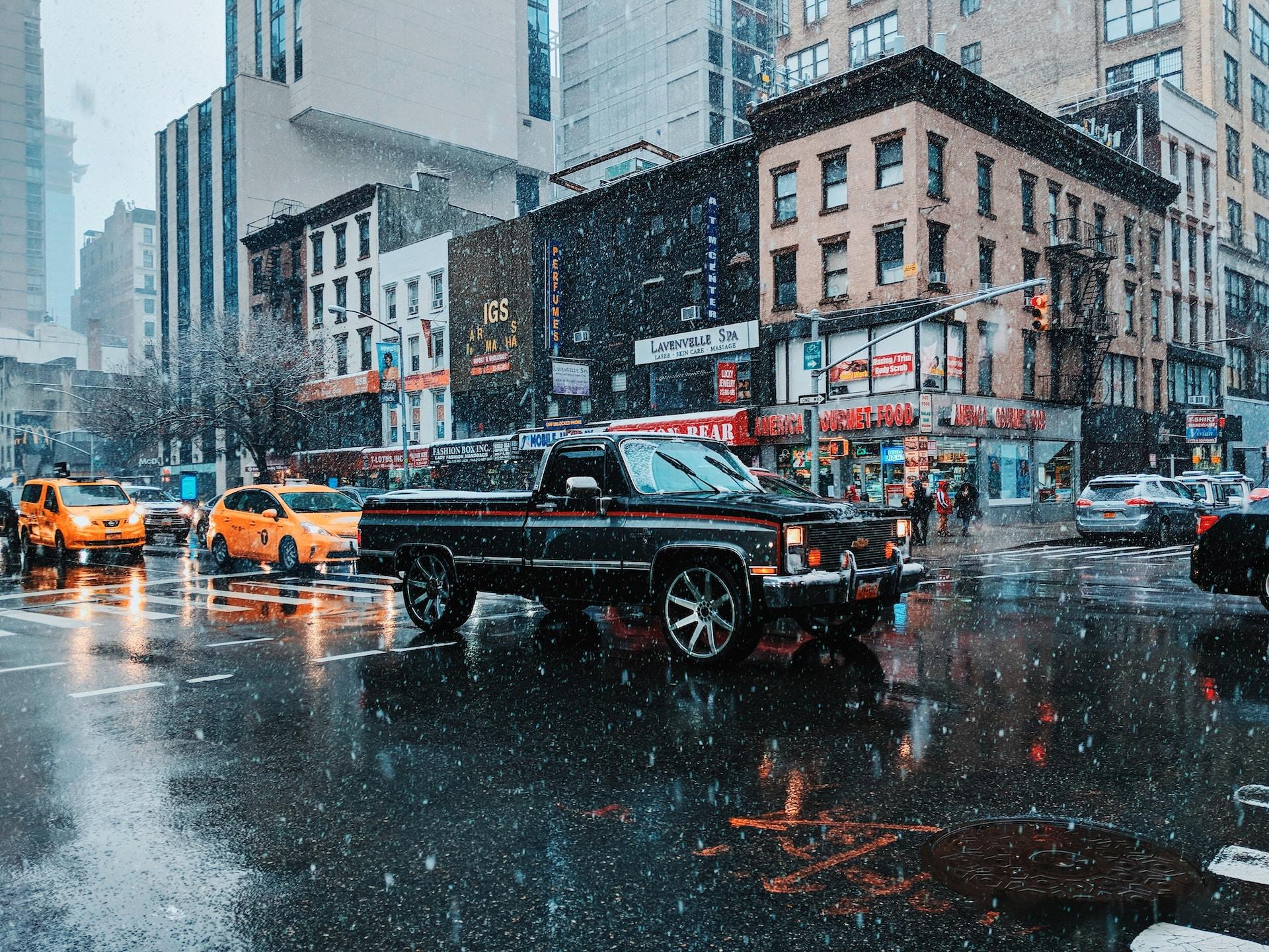 Neve a New York