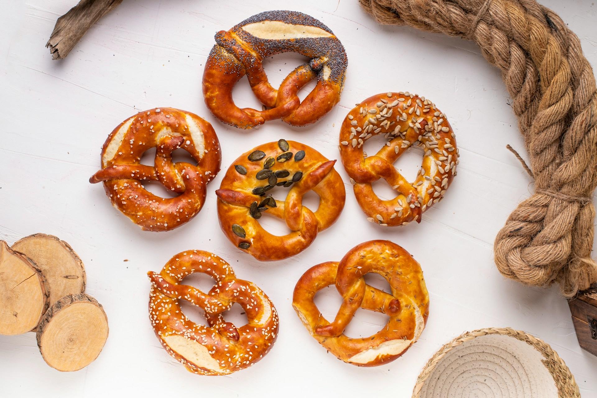 I pretzel sono piatti tipici associati alla Germania.