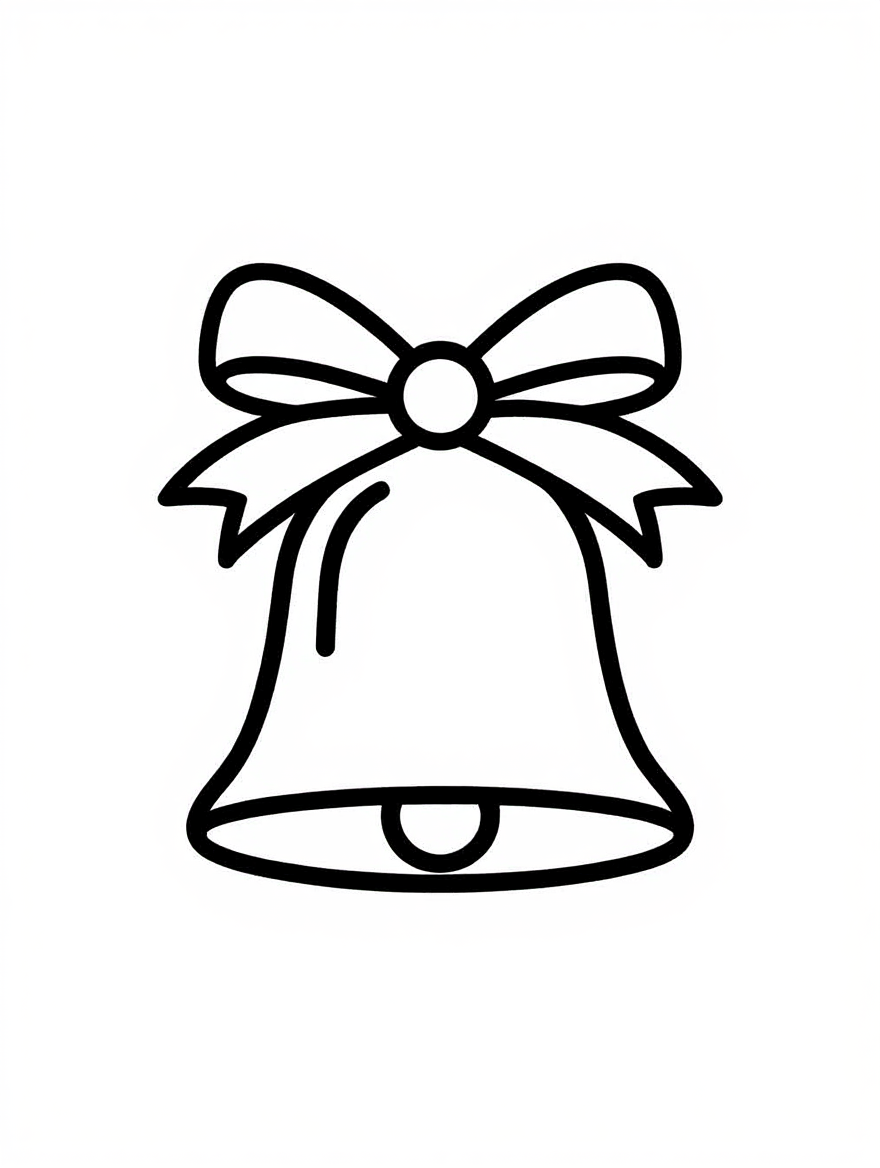 Campana adatta per i disegni di pasqua per bambini.