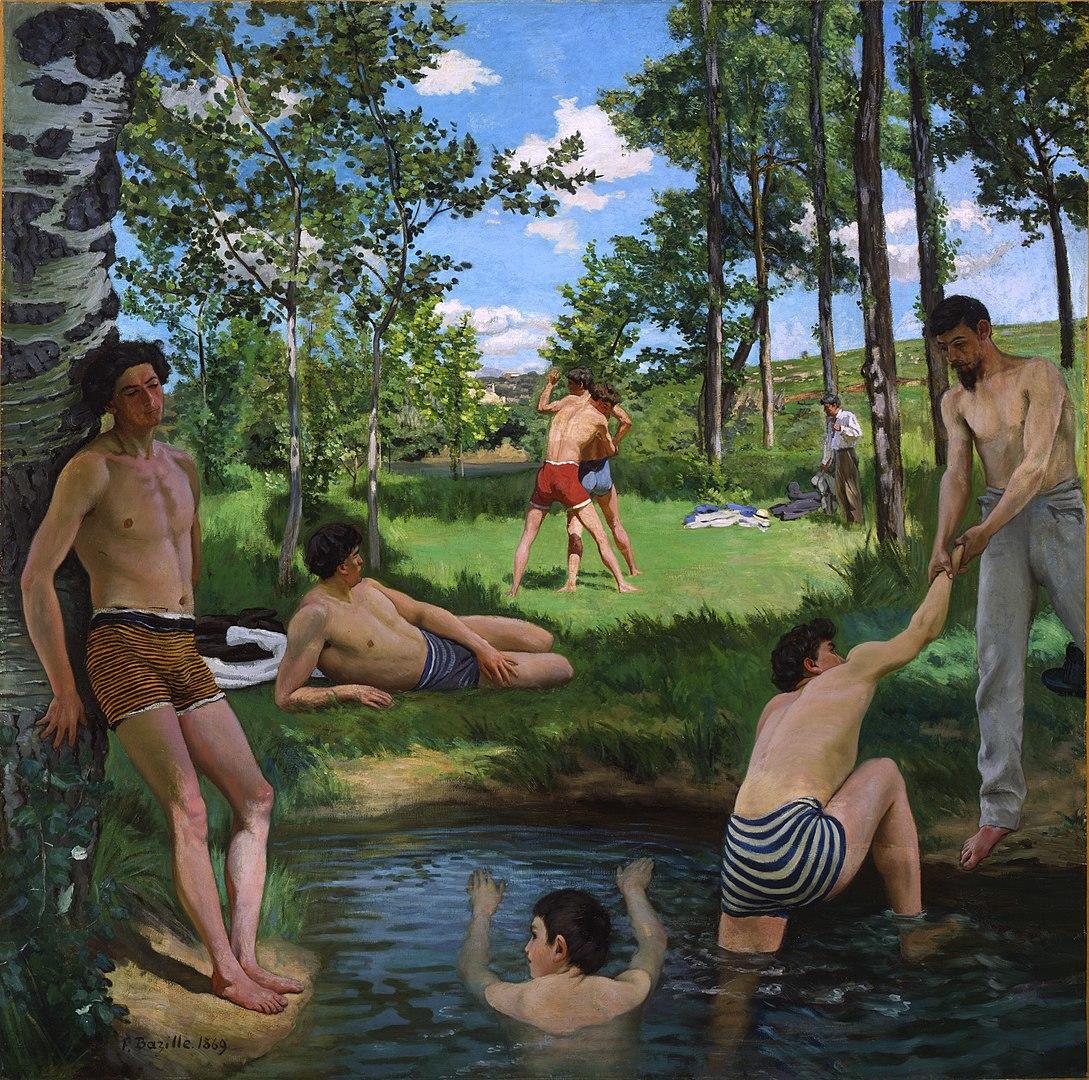 Scena d'estate, quadro di Jean-Frédéric Bazille