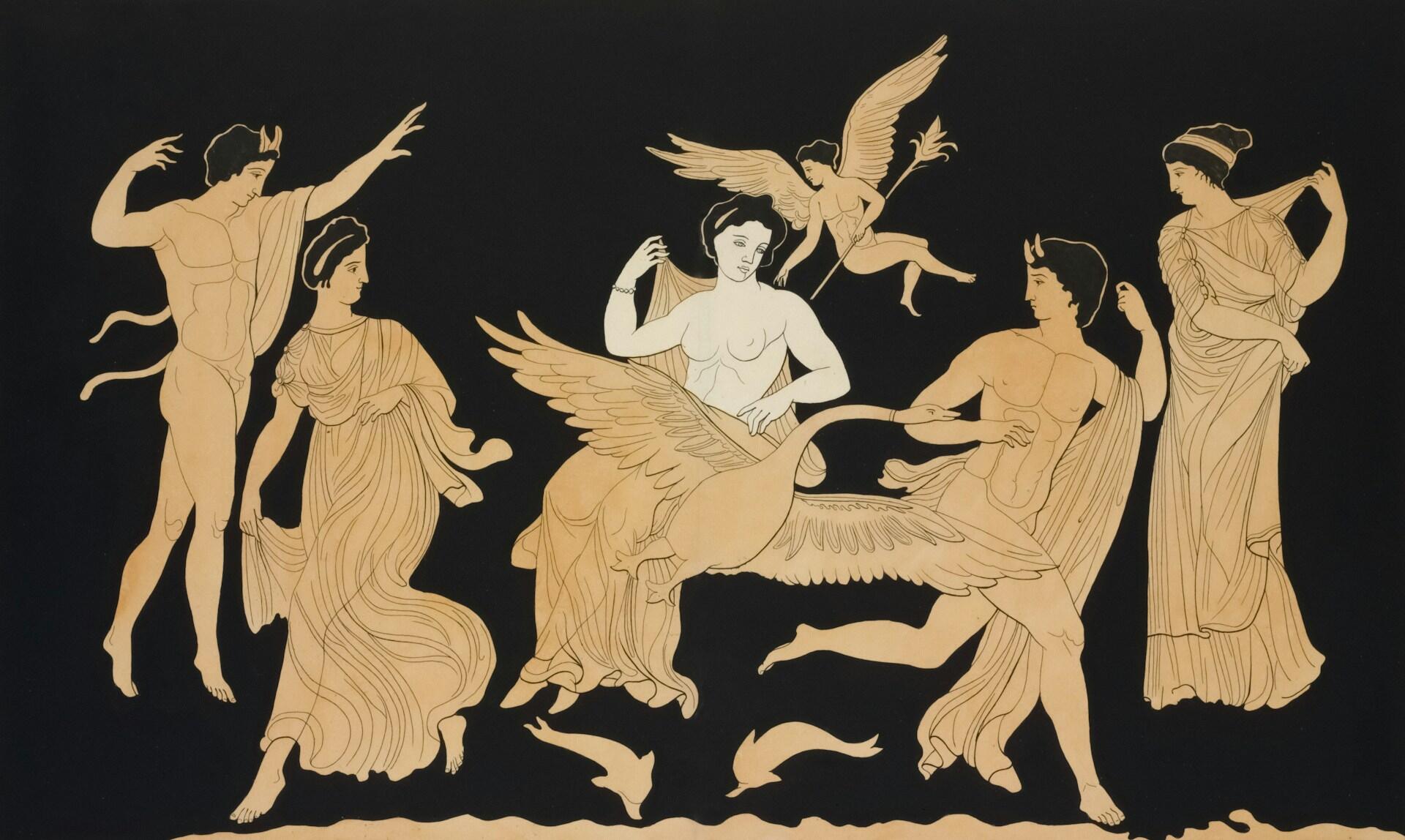Un'illustrazione di epoca romana con chiare derivazioni greche.