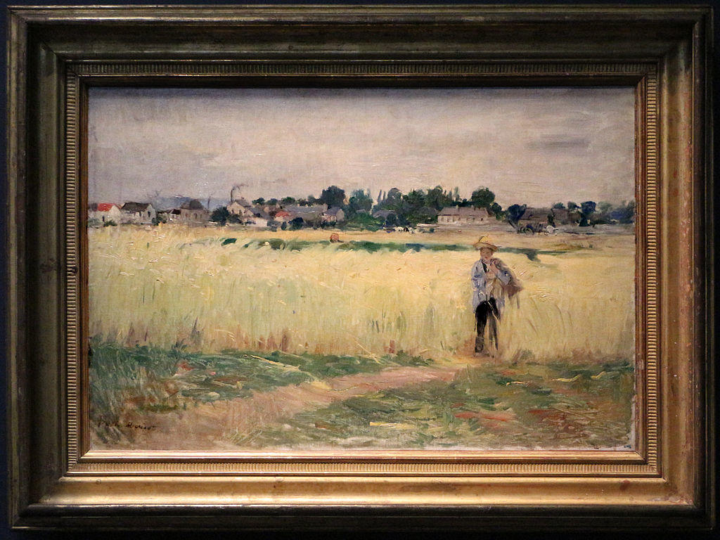 Campo di grano, quadro di Berthe Morisot
