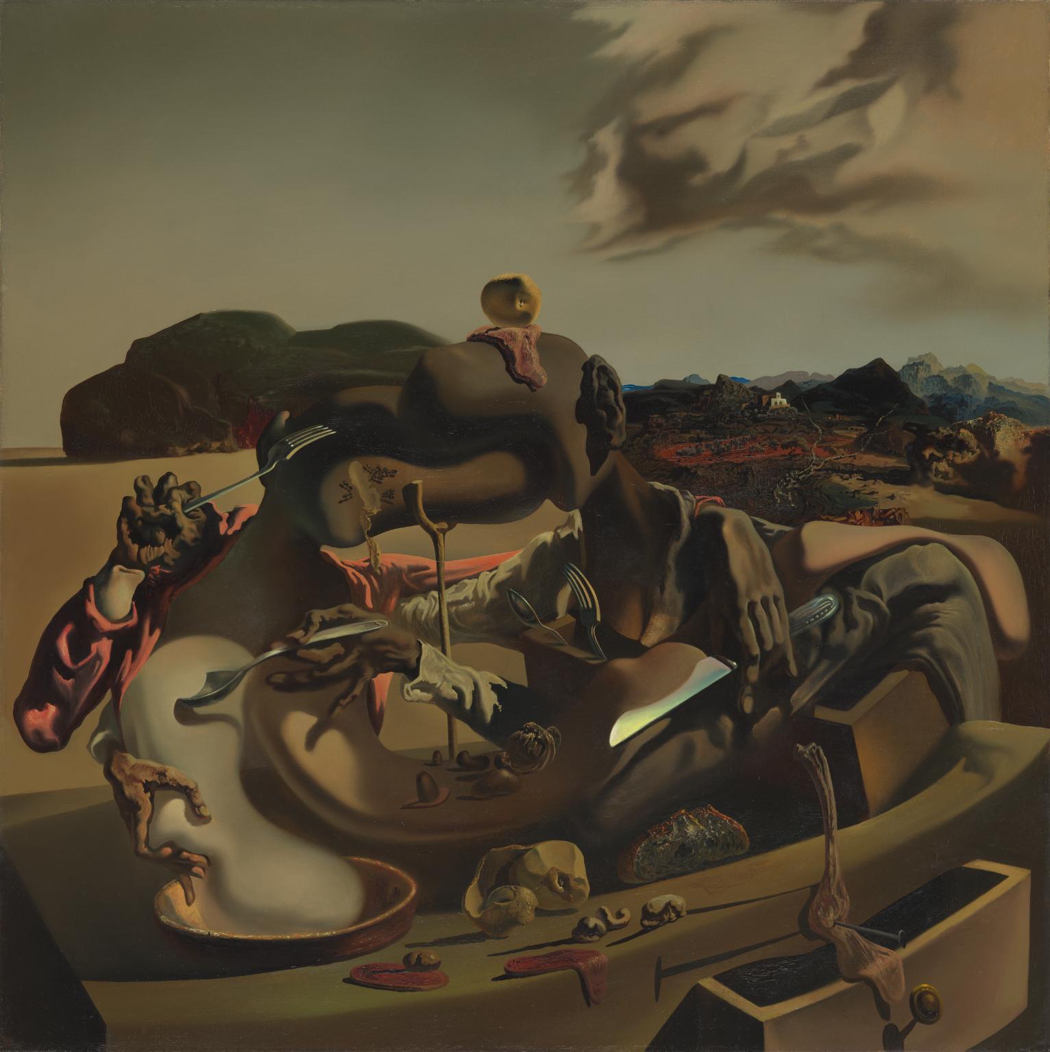 Opera surrealista del pittore Salvador Dalì.