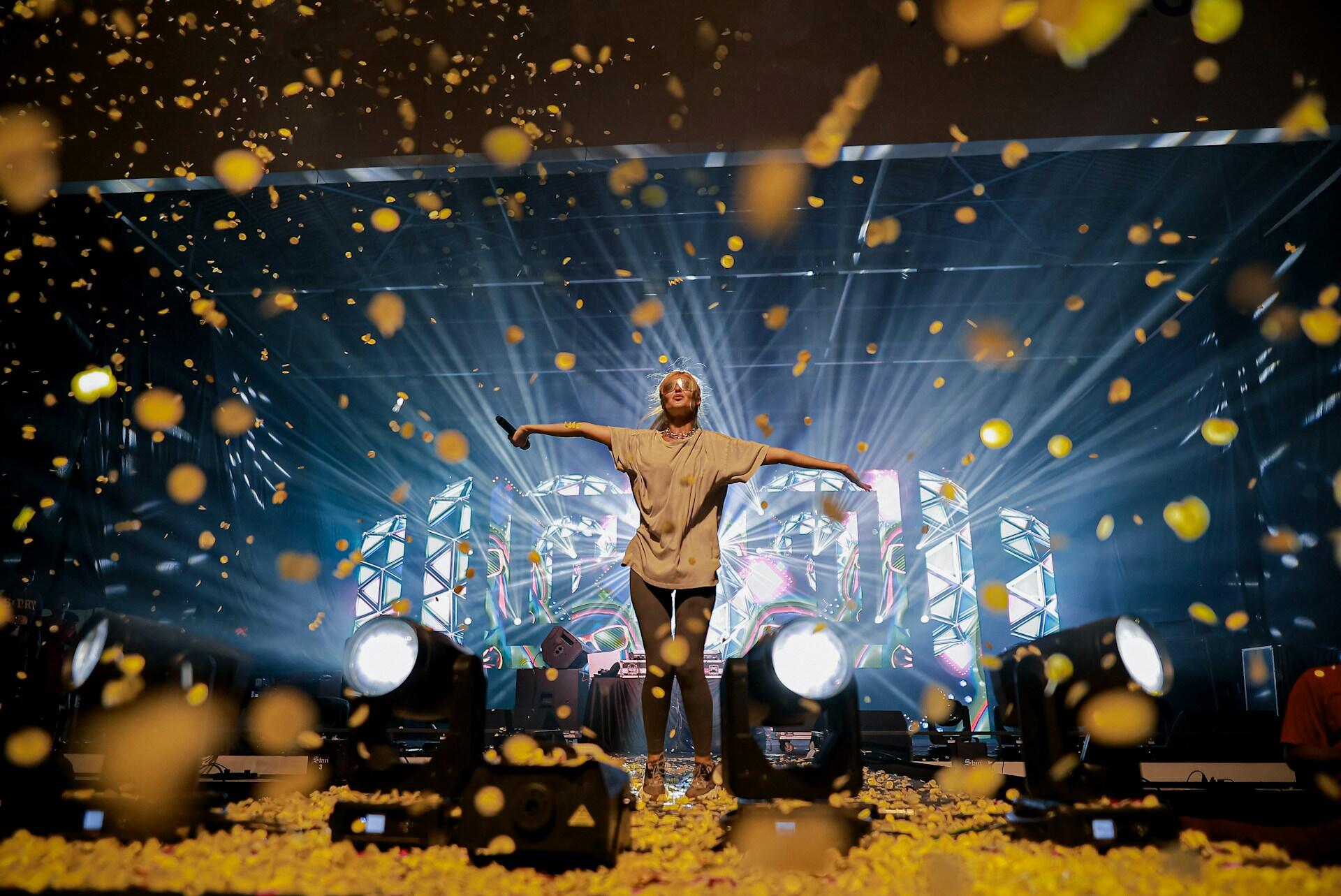 Una dei cantanti che hanno vinto eurovision