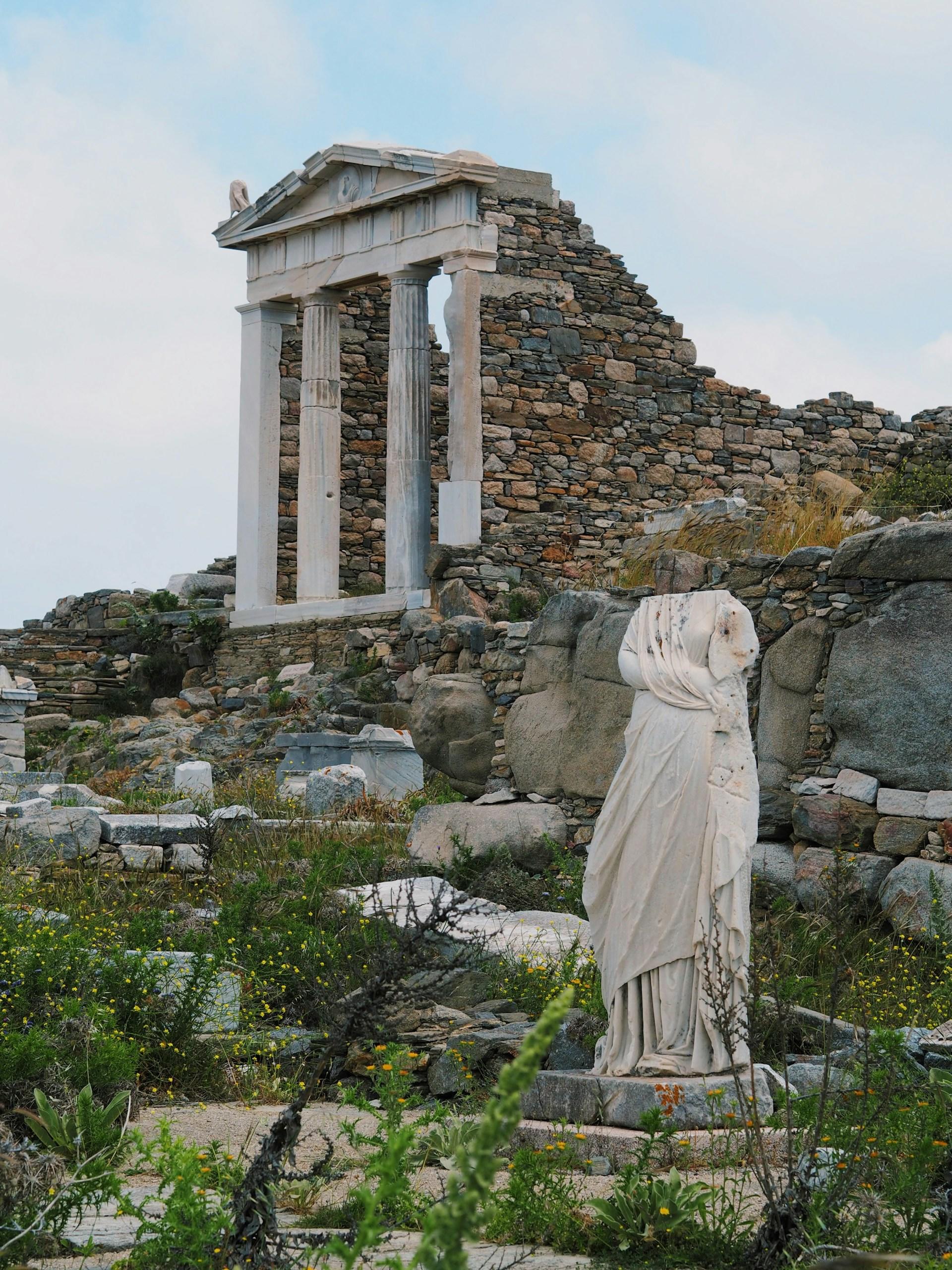 Rovine isola greca di Delos